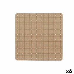 Αντιολισθητικό χαλί ντους Berilo Μπεζ PVC 50,3 x 50,3 x 0,7 cm Εικόνες (x6)