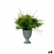 Διακοσμητικό Φυτό Ibergarden XD19-1369 Πλαστική ύλη Ποτήρι Κρασί 21 x 30 x 21 cm (x6)