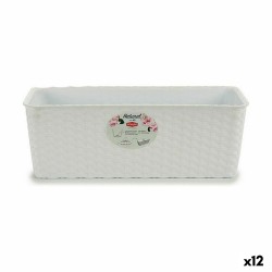 Κηπουρός Stefanplast Λευκό Πλαστική ύλη 39 x 13,5 x 15 cm (12 Μονάδες)