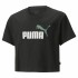 Παιδικό Μπλούζα με Κοντό Μανίκι Puma Logo Cropped  Μαύρο