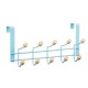 Κρεμάστρα για τις Πόρτες Berilo W7912-10NB-BLUE Μπλε Ξύλο Μέταλλο 35 x 17 x 15 cm (x6) Κρεμάστρα για τις Πόρτες Berilo W7912-10NB-BLUE Μπλε Ξύλο Μέταλλο 35 x 17 x 15 cm (x6)