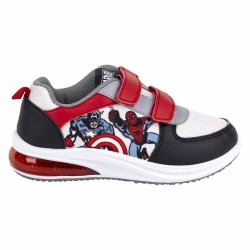 Αθλητικα παπουτσια με LED The Avengers Velcro Μαύρο