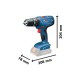 Κατσαβίδι BOSCH GSB 18V-21 PROFESSIONAL 18 V (Δωρεάν Μεταφορικά)