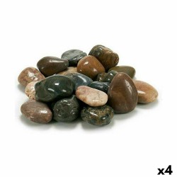 Διακοσμητικές Πέτρες Ibergarden 3MG Καφέ Γκρι 3 Kg (4 Μονάδες)
