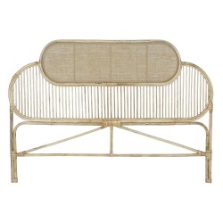 Κεφαλάρι κρεβατιού DKD Home Decor Καφέ Φυσικό 180 x 4 x 90 cm