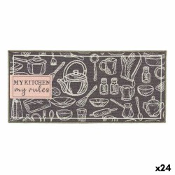 Χαλί Kinvara My Kitchen Γκρι 40 x 90 cm Πολλαπλών χρήσεων (24 Μονάδες)