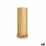 βάση για 20 καψάκια καφέ Kinvara KT225036 Bamboo 11 x 11 x 34 cm Περιστροφικó (x6)