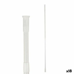 Επεκτάσιμη μπάρα Berilo B0638 140-260CM Λευκό Αλουμίνιο 260 x 2,2 x 2,2 cm Για ντους (x18)