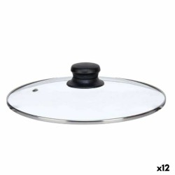 Καπάκι για τη Κατσαρόλα Kinvara CN-SW1304-24CM Διαφανές Ασημί Κρυστάλλινο 24 cm (12 Μονάδες)