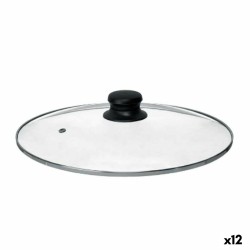 Καπάκι για τη Κατσαρόλα Kinvara CN-SW1304-28CM Διαφανές Ασημί Κρυστάλλινο 28 cm (12 Μονάδες)