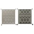 Κλινοσκεπάσματα DKD Home Decor Λευκό Πράσινο Μπεζ Σκούρο πράσινο 130 x 170 x 0,5 cm (x2)