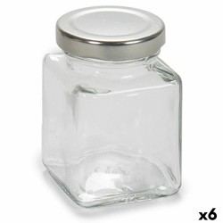 Βάζο Vivalto Διαφανές Ασημί 100 ml (x6)