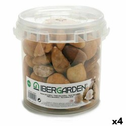 Διακοσμητικές Πέτρες Ibergarden 3BRM Καφέ Μεσαίο 3 Kg (4 Μονάδες)
