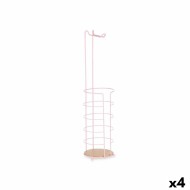 Βάση για το Χαρτί Υγείας Berilo W7276PB - 389 Ροζ 16,5 x 63,5 x 16,5 cm (4 Μονάδες)
