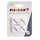 Σετ Γόμες Pincello 486 Λευκό (12 Μονάδες) Σετ Γόμες Pincello 486 Λευκό (12 Μονάδες)