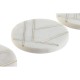 Σουβέρ Home ESPRIT Ορείχαλκος Μάρμαρο (x2) Σουβέρ Home ESPRIT Ορείχαλκος Μάρμαρο (x2)