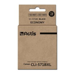 Αυθεντικό Φυσίγγιο μελάνης Actis KC-571Bk Λευκό Μαύρο