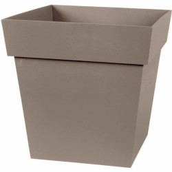 Βάζο Λουλουδιών EDA Καφέ Χρώμα Τεφρόχρουν 32 x 32 x 32 cm (Δωρεάν Μεταφορικά)