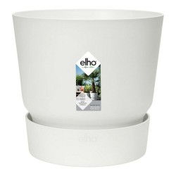 Βάζο Λουλουδιών Elho 0464344715000 Λευκό Στρόγγυλο (Δωρεάν Μεταφορικά)
