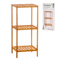 Ράφια Μπάνιου Caison Bamboo 34 x 33 x 79 cm 3 Ράφια