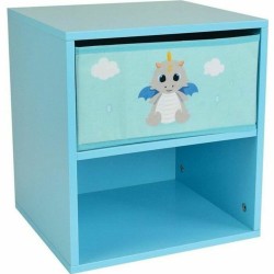 Κομοδίνο Fun House LEON THE DRAGON 36 x 33 x 30 cm Μπλε (Δωρεάν Μεταφορικά)
