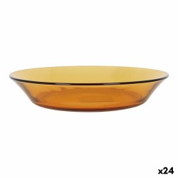 Βαθύ Πιάτο Duralex Lys Κεχριμπάρι 19,5 cm (24 Μονάδες)