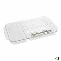 Δίσκος με Χωρίσματα Confortime πολυστερίνη 30 x 17,7 x 2,6 cm 12 Μονάδες (30 x 17 x 2,6 cm)