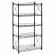 Ράφια Confortime Μέταλλο Μαύρο 52 x 34 x 110 cm (x2) Ράφια Confortime Μέταλλο Μαύρο 52 x 34 x 110 cm (x2)