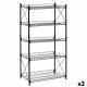 Ράφια Confortime Μέταλλο Μαύρο 52 x 34 x 110 cm (x2) Ράφια Confortime Μέταλλο Μαύρο 52 x 34 x 110 cm (x2)