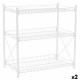 Ράφια Confortime Μέταλλο Λευκό 52 x 34 x 55 cm (x2) Ράφια Confortime Μέταλλο Λευκό 52 x 34 x 55 cm (x2)