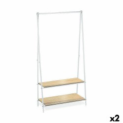 Hattestativ Confortime Λευκό Ξύλο Μέταλλο 80 x 40 x 160 cm