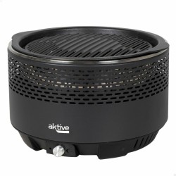 φορητό Mπάρμπεκιου Aktive Στρογγυλή Χωρίς καπνό Μαύρο Ø 34 cm