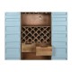 Μπουκαλοθήκη Home ESPRIT Τυρκουάζ Μέταλλο Ξύλο MDF 76,5 x 39,5 x 157,5 cm Μπουκαλοθήκη Home ESPRIT Τυρκουάζ Μέταλλο Ξύλο MDF 76,5 x 39,5 x 157,5 cm