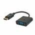 Αντάπτορας DisplayPort σε VGA Savio CL-90 Μαύρο 20 cm