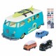 Playset Οχημάτων Majorette Volkswagen T1 Carry Case Μπλε Playset Οχημάτων Majorette Volkswagen T1 Carry Case Μπλε