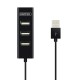Hub USB 3 Θύρες Unitek Y-2140 Μαύρο Hub USB 3 Θύρες Unitek Y-2140 Μαύρο