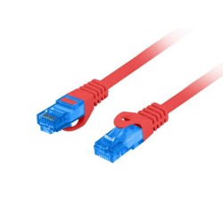 Άκαμπτο Καλώδιο Δικτύου UTP Κατηγορίας 6 Lanberg PCF6A-10CC-0050-R Κόκκινο 50 cm