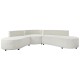 Καναπές DKD Home Decor Λευκό Ξύλο Σύγχρονη 250 x 241 x 66 cm Καναπές DKD Home Decor Λευκό Ξύλο Σύγχρονη 250 x 241 x 66 cm