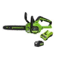 Αλυσοπρίονο Μπαταρίας Greenworks GD24CS30K4 (30 cm)