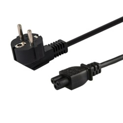 ΚαλώδιοΤροφοδοσίας Savio CL-67 Μαύρο H03VV-F 1,2 m