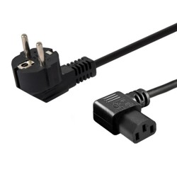 ΚαλώδιοΤροφοδοσίας Savio CL-115 Μαύρο IEC C13 1,2 m