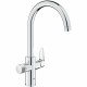 Kitchen Tap Grohe Blue Pure StartCurve Μέταλλο C σχήμα Kitchen Tap Grohe Blue Pure StartCurve Μέταλλο C σχήμα