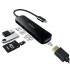 Dockstation Nilox NXDSUSBC05 5 σε 1 Μαύρο