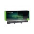 Μπαταρία φορητού υπολογιστή Green Cell AS75 Μαύρο 2200 mAh