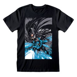 Μπλούζα με Κοντό Μανίκι Batman Team Up Μαύρο Για άνδρες και γυναίκες