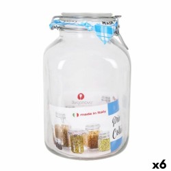 Βάζο Borgonovo Αεροστεγές Διαφανές Κρυστάλλινο 4,25 L 14,5 x 14,5 x 26 cm (x6)