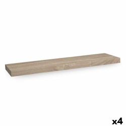 Ράφια Confortime Ξύλο MDF Καφέ 23,5 x 80 x 3,8 cm (4 Μονάδες)