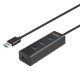 Hub USB 4 Θύρες Unitek Y-3089 Μαύρο Hub USB 4 Θύρες Unitek Y-3089 Μαύρο