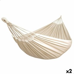Κρεμαστή Αιώρα Aktive Μπεζ 220 x 150 cm (x2)