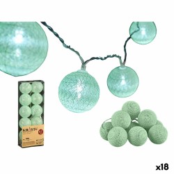 Γιρλάντα με Μπαλάκια LED Μέντα Ø 6 cm 2 m (x18)